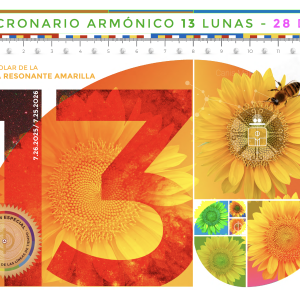 Sincronómetro Armónico de 13 Lunas de 28 Días para el Año de la Semilla Resonante Amarilla | NS1.38